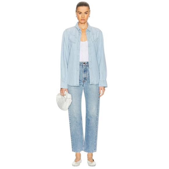 MOTHER The Ex Rodeo Shirt in Birds and Bees S - Picture 3 of 12